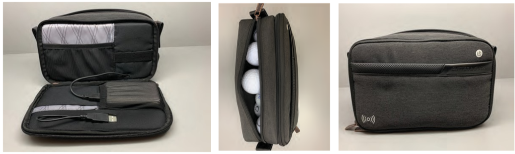 Final pictures of the golf pouch